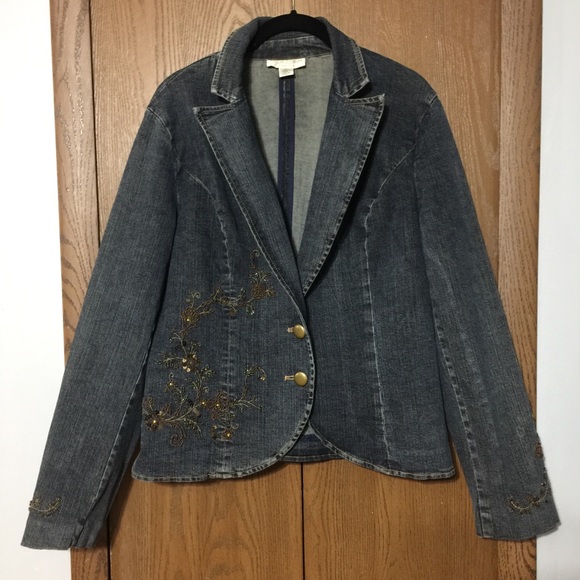 Casual Corner Jackets & Blazers - CASUAL CORNER DENIM Jacket